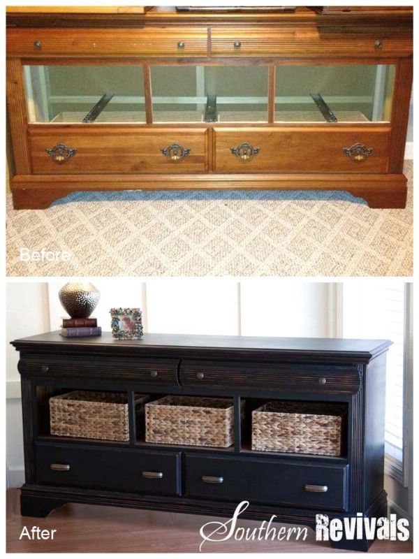 Before and after, dresser