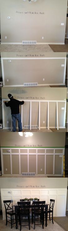 Featured image for DIY Paneled Wall