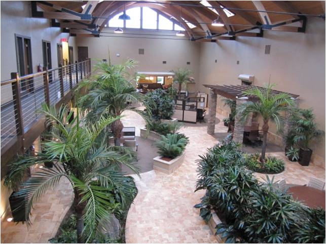 North Eastern Group Realty office atrium