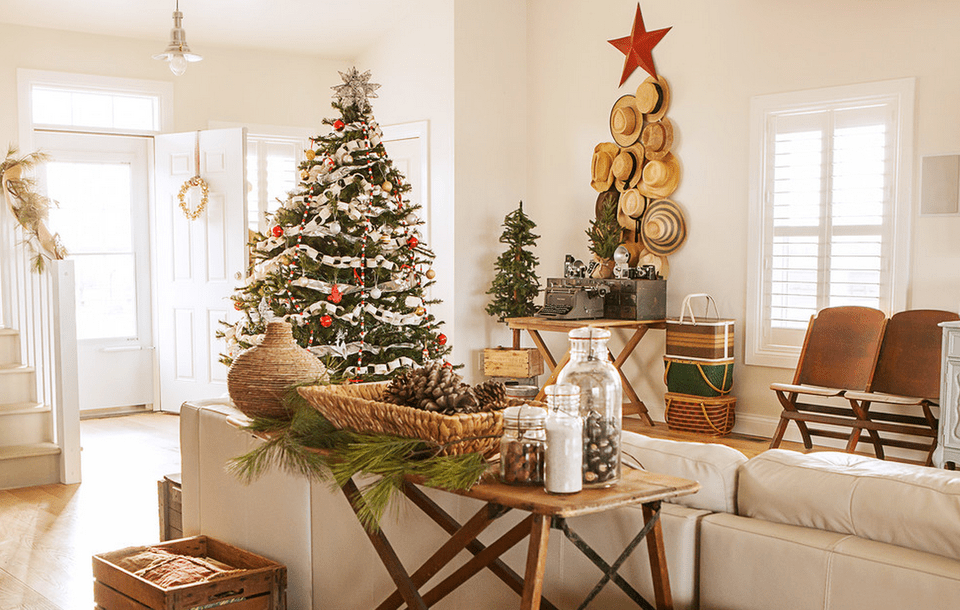 Rustic Christmas decor