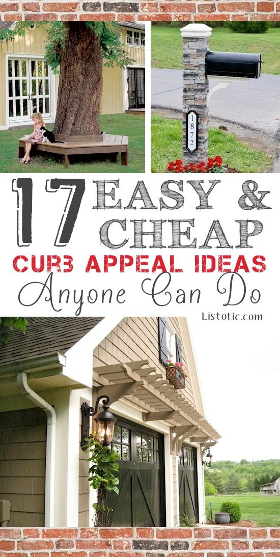 17 easy & cheap curb appeal ideas